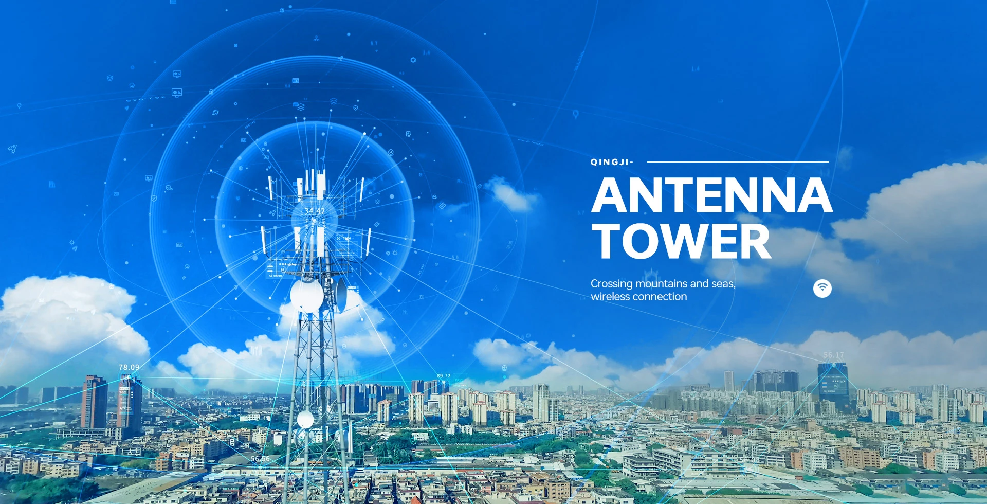 Crossing mountains and seas, wireless connection